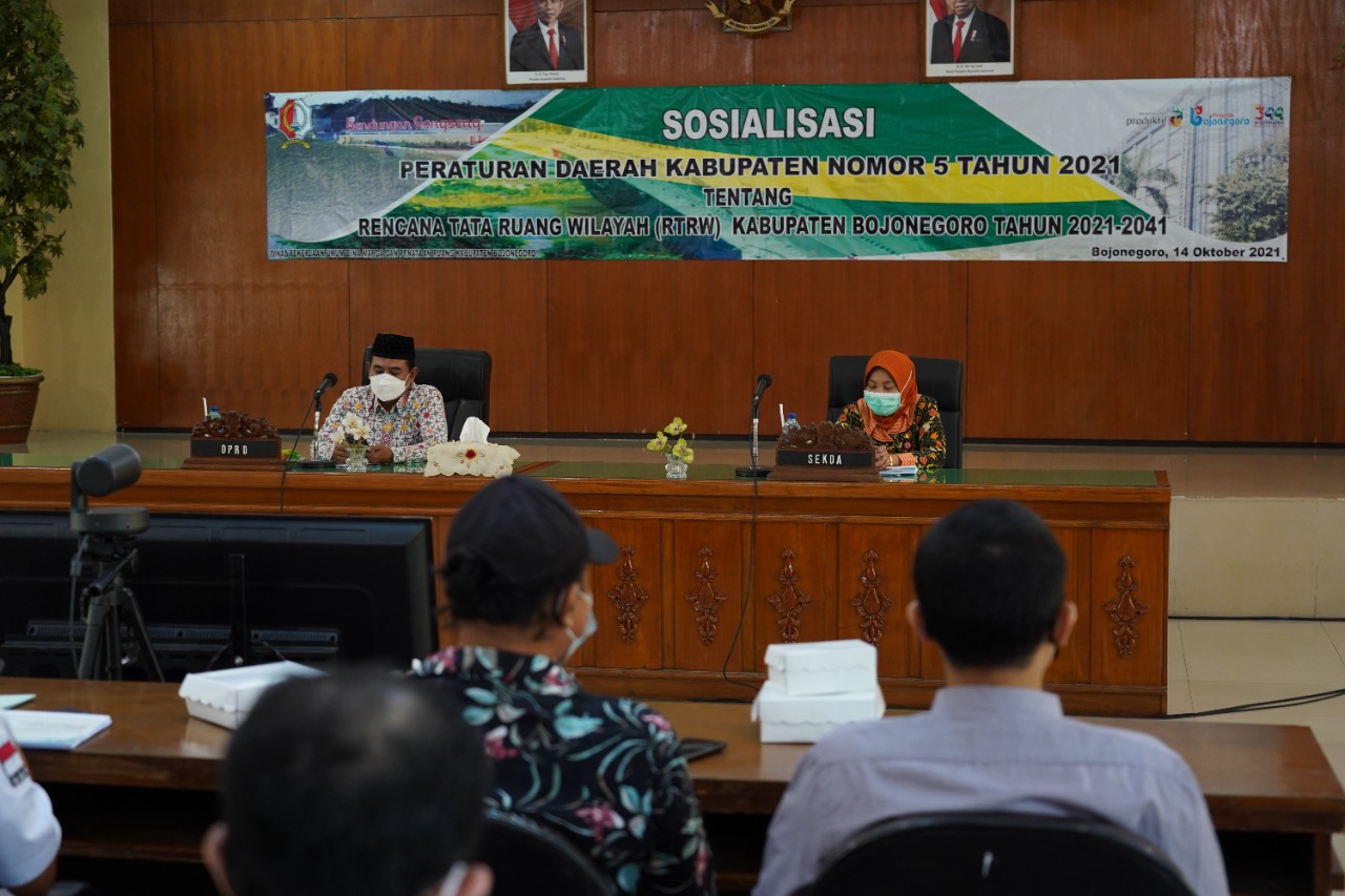 Dukung Pemerataan Pembangunan, Pemkab Bojonegoro Lakukan Sosialisasi Perda RTRW