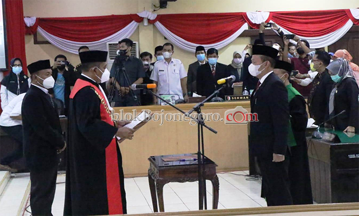 Paripurna Istimewa, Sahudi Gantikan Wawan Jabat Pimpinan DPRD