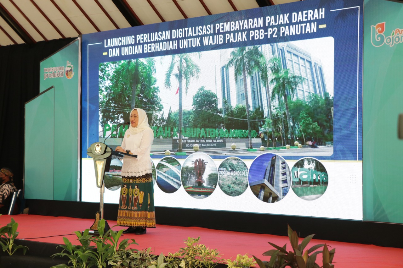 Bupati Bojonegoro Launching P2DD dan Pengundian Hadiah Bagi Wajib Pajak Panutan
