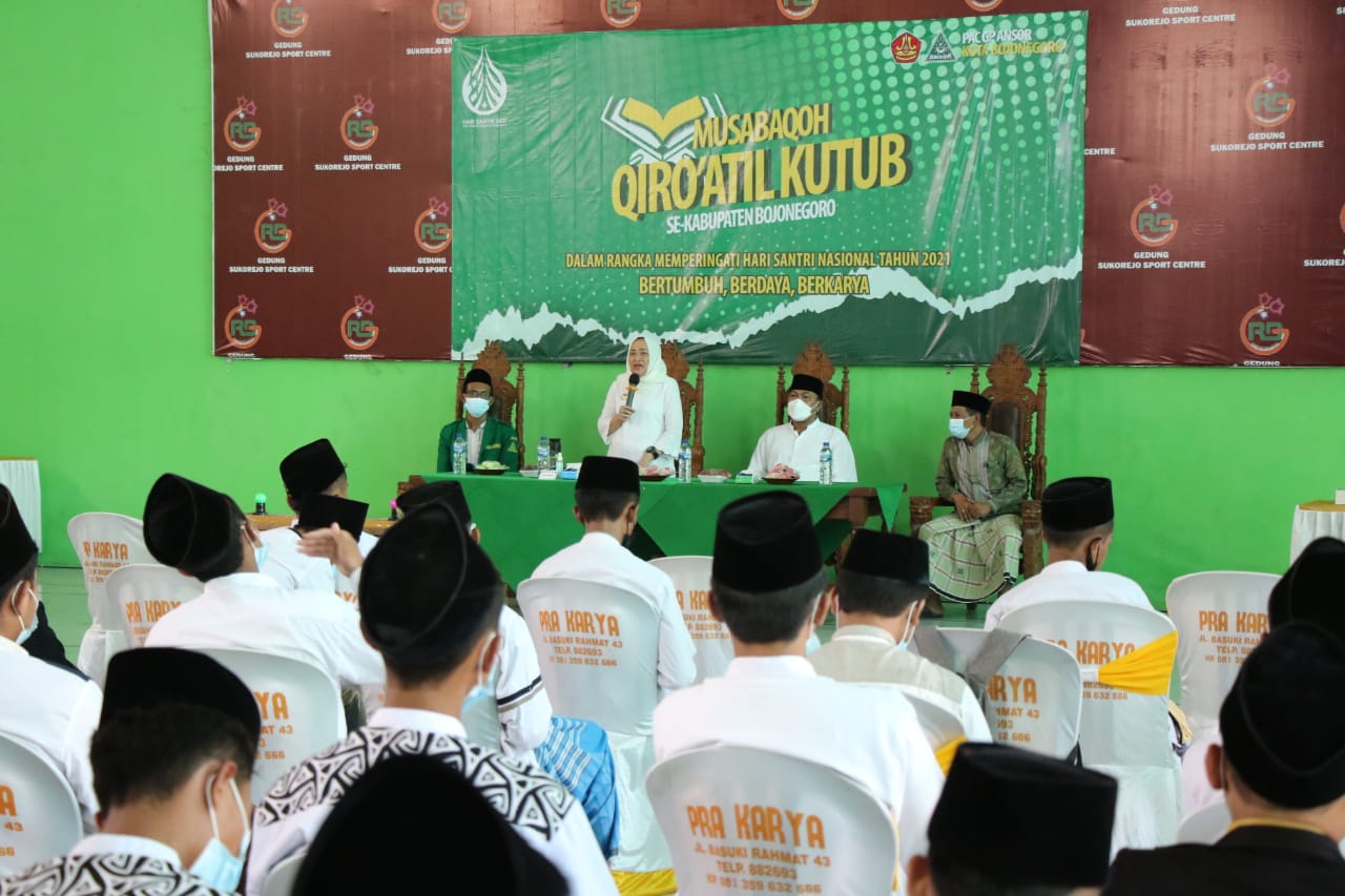 Jelang HSN, Bupati Buka Musabaqoh Qiro'atil Kutub Se-Kabupaten Bojonegoro