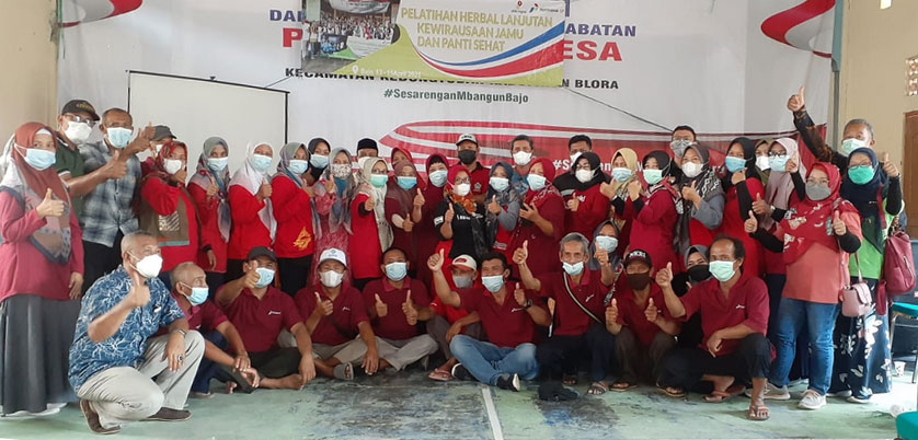 Pertamina EP Cepu Field Memberikan Pembinaan Kelompok Bina AlamSRI