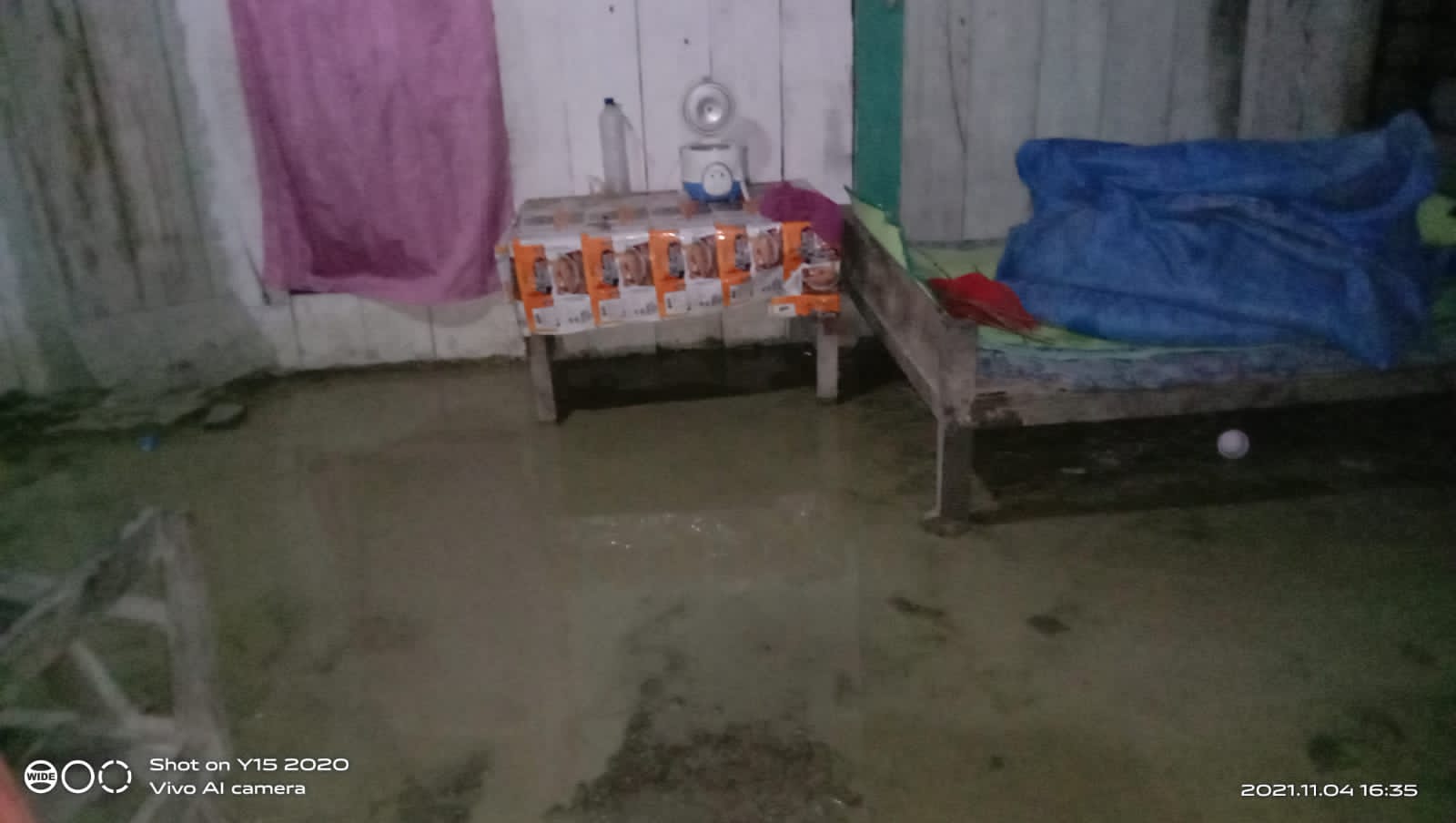 Sungai Kaliklampok Meluap Hingga Masuk Rumah Warga
