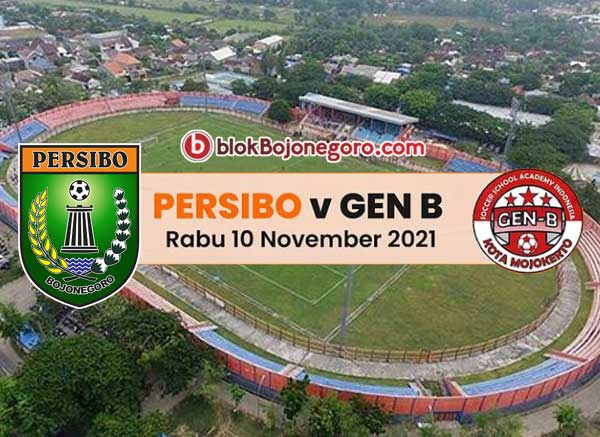 Siang Nanti, Persibo Lawan Gen B Mojokerto