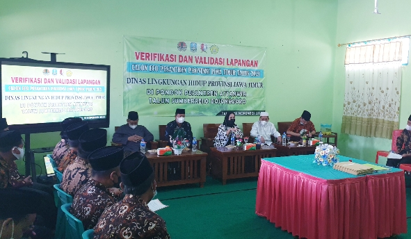 Tim DLH Jatim Verifikasi ke Ponpes Attanwir