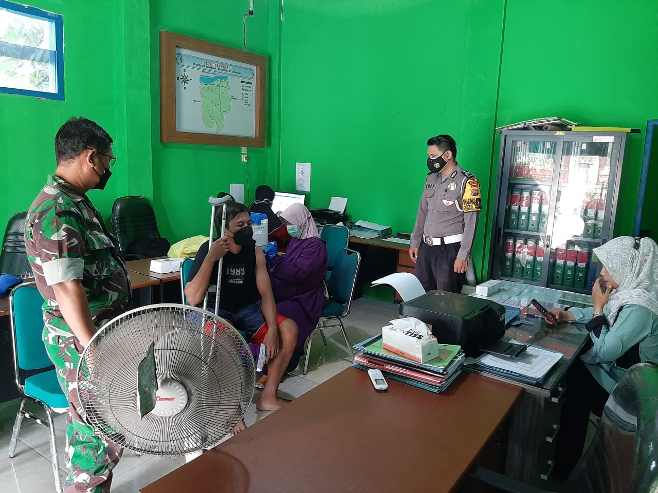 Kecamatan Padangan Gelar Gerakan Gebyar Vaksinasi Lansia