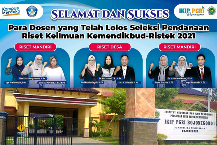 9 Dosen IKIP PGRI Bojonegoro Lolos Riset Keilmuan Kemendikbud-Ristek