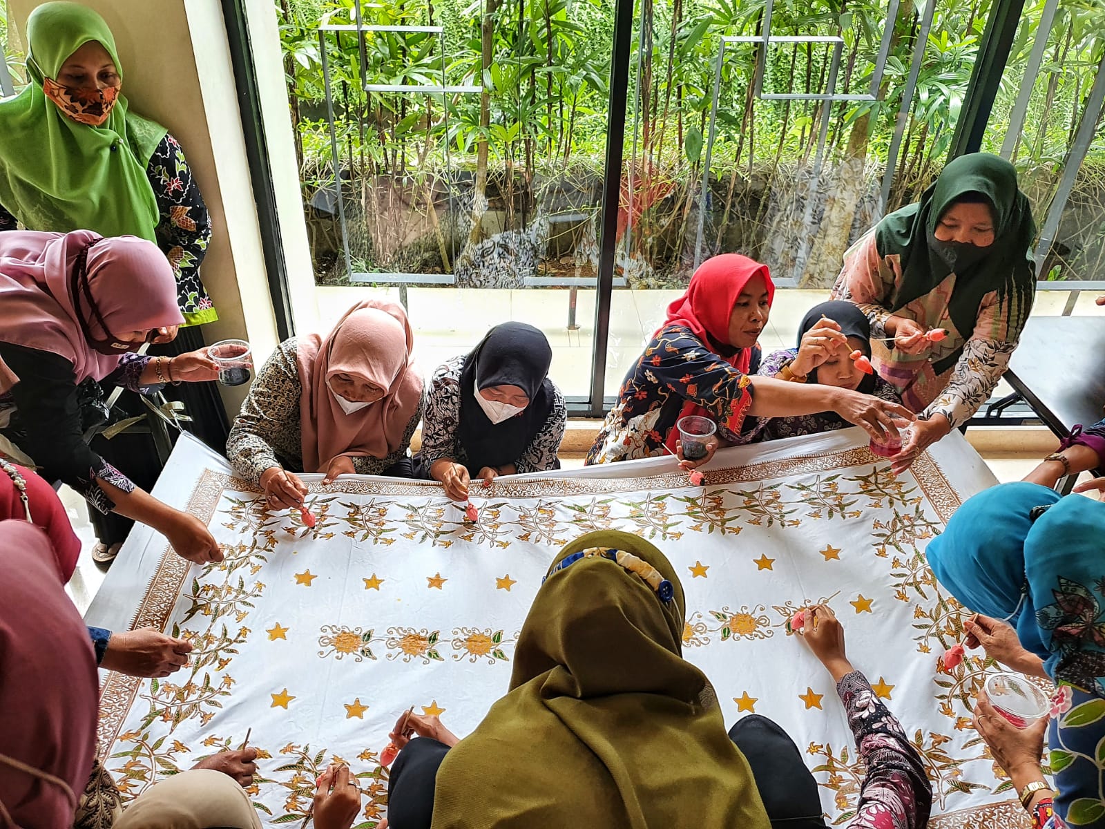 Dukung UMKM, Pertamina EP Sukowati Field Beri Pelatihan Membatik