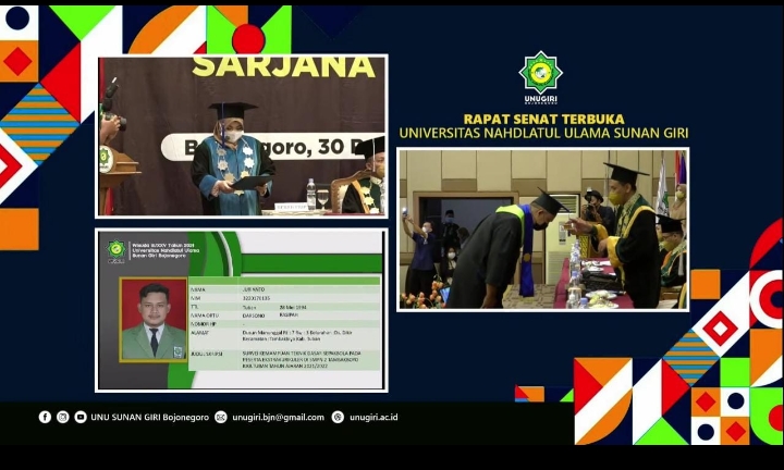 Berlangsung dengan Khidmad, Wisuda Unugiri Diikuti 471 Mahasiswa