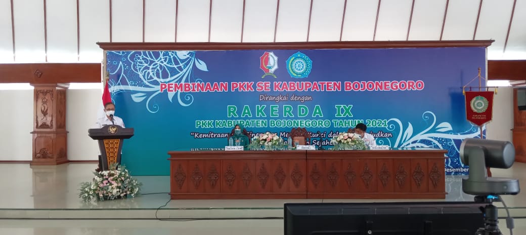 Tingkatkan Kapasitas, PKK Bojonegoro Gelar Pembinaan sekaligus RAKERDA IX