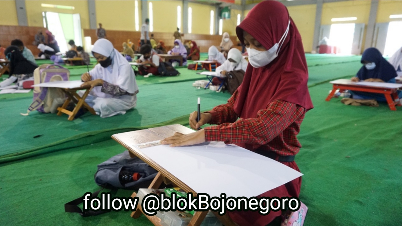 Bertabur Warna, Peringatan Hakordia di Bojonegoro Cegah Korupsi Melalui Gambar