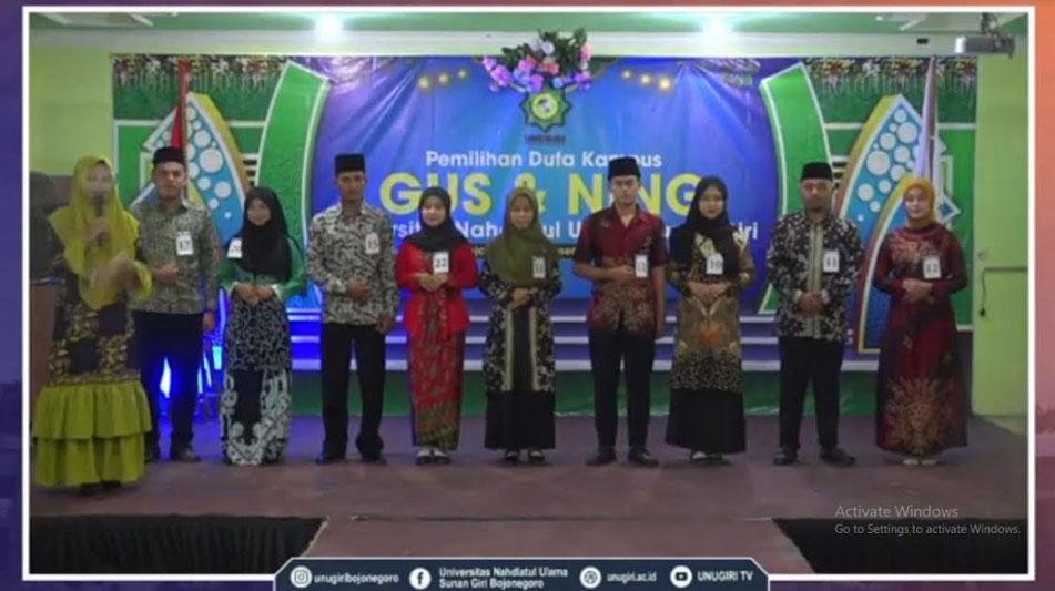 Mengemban Amanah Baru, Duta Kampus Gus & Ning UNU Sunan Giri Bojonegoro