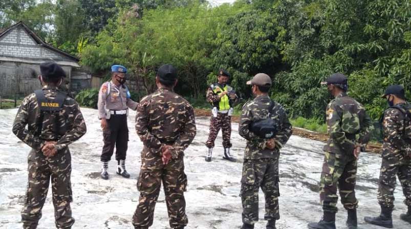 Polsek Kepohbaru Himbau Acara Fatayat Nu Terapkan Prokes