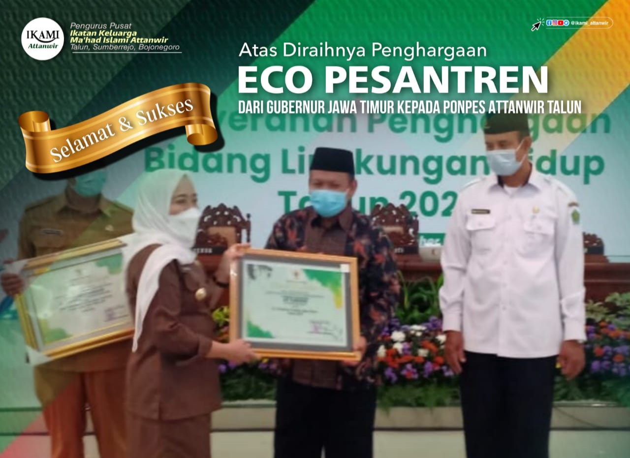 Bupati Bojonegoro Serahkan Eco Pesantran untuk Ponpes Attanwir