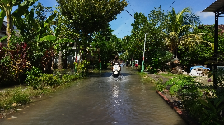 Hujan Deras Tak Kunjung Reda, Desa Pacul Masih Terendam Banjir