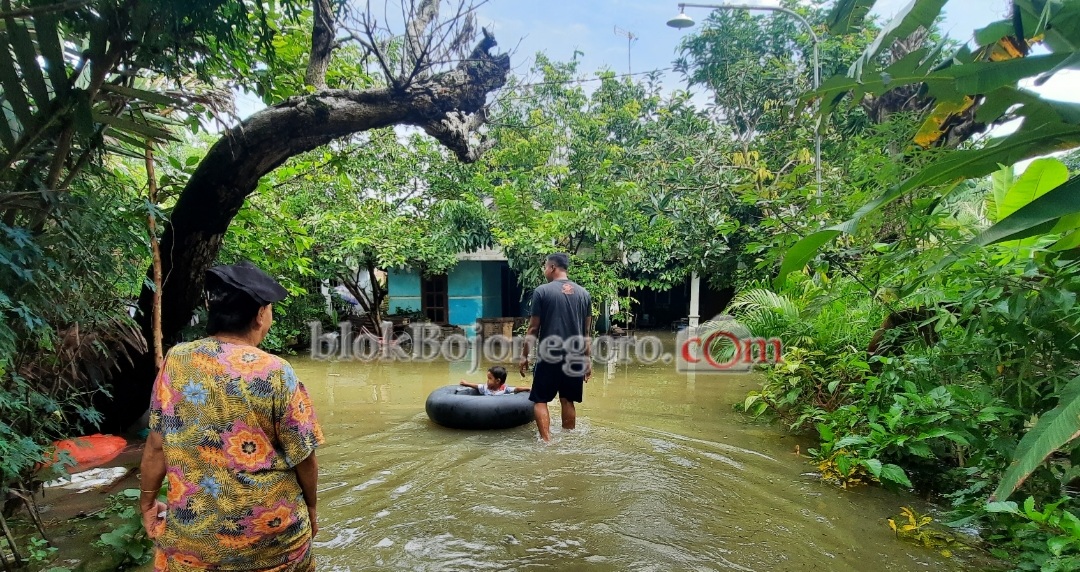 Air Kiriman dan Hujan Deras, Kalianyar Lagi-lagi Terendam Banjir