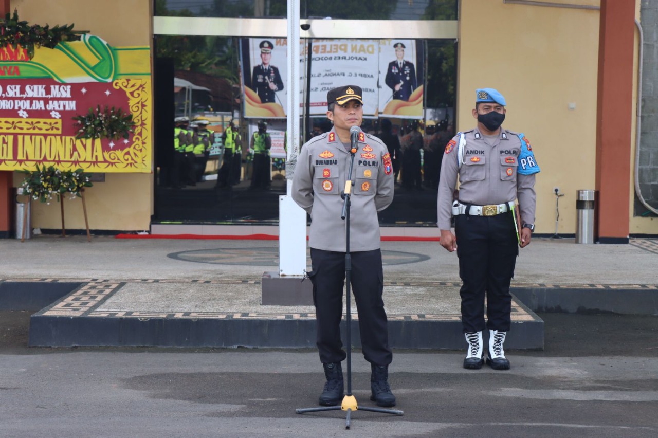 Apel Perdana, Kapolres Minta Junjung Profesionalisme Polri