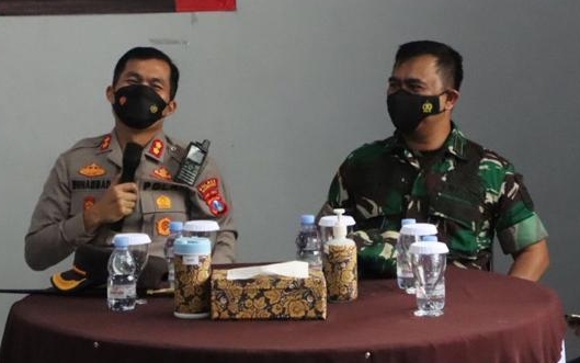 Sinergi TNI-Polri Bersama Wartawan Bojonegoro