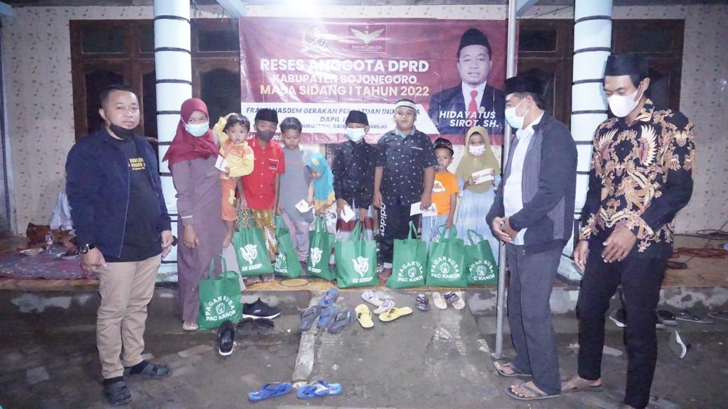 Reses Masa Sidang 1 Politis Fraksi Garuda DPRD Bojonegoro Dengarkan Keluhan Warga Kanor