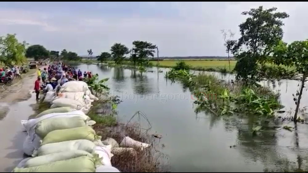 Tanggul Jebol, Beberapa Desa di Kanor Terkena Dampak