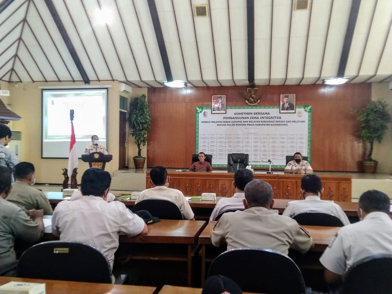 Satpol PP Bojonegoro Komitmen Membangun Zona Integritas