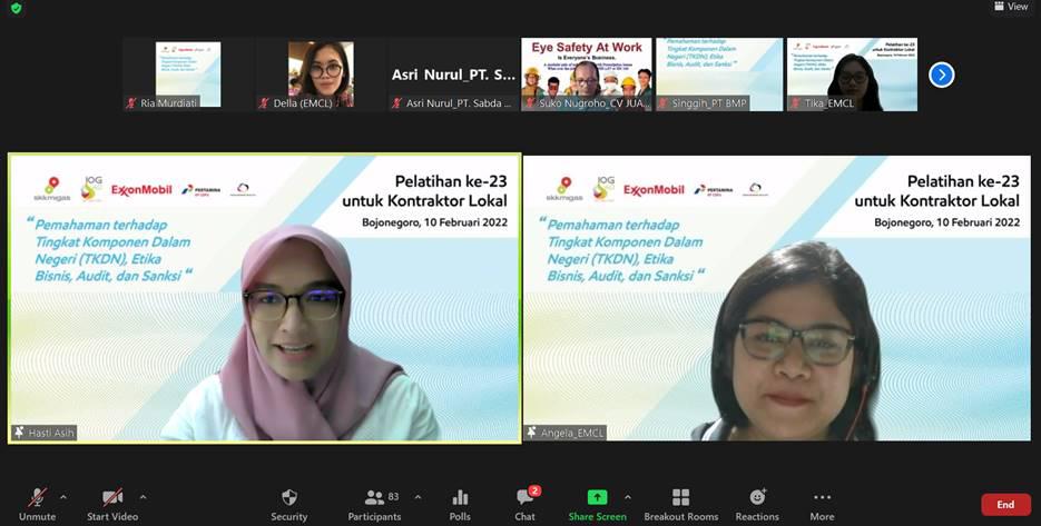 EMCL Menggelar Lokakarya TKDN untuk Kontraktor Lokal