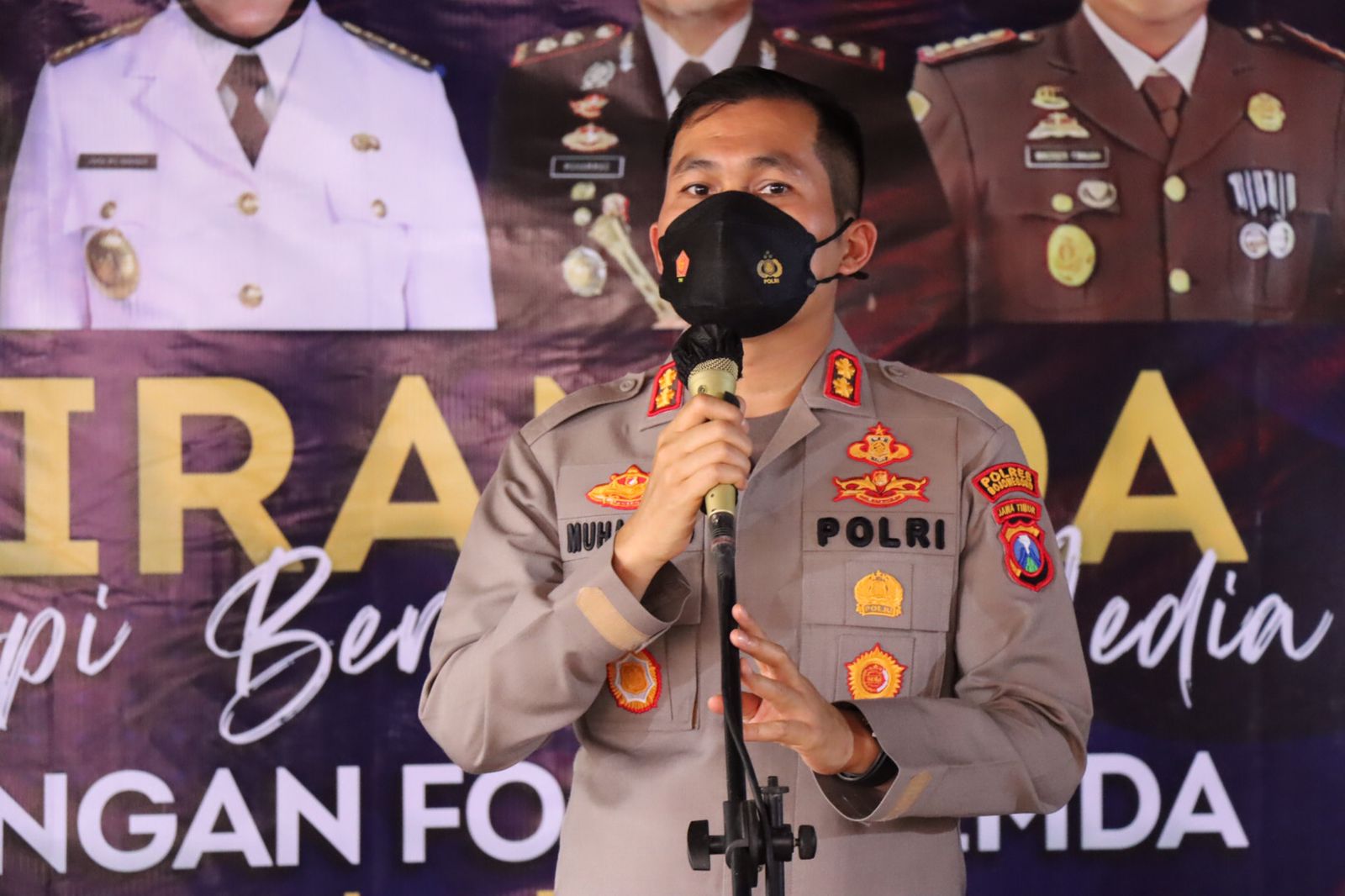 Ngopi Bersama, Kapolres Berharap Tetap Jalin Komunikasi Antar Media dengan Forkopimda