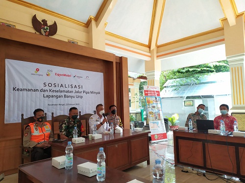 Pemangku Kepentingan di Kecamatan Rengel Dapat Sosialisasi Keamanan Jalur Pipa Minyak Lapangan Banyu Urip