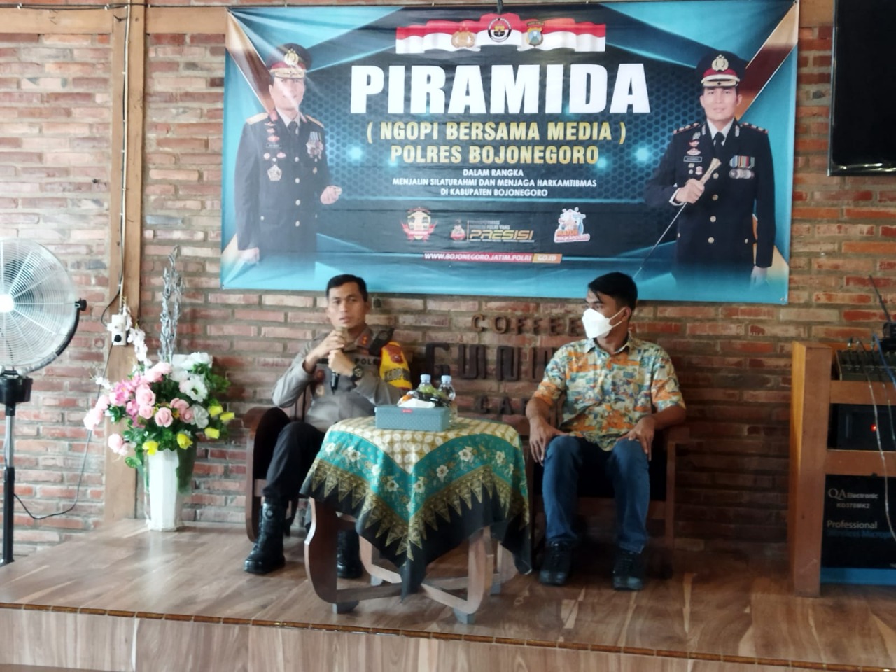 Kapolres Berharap Silaturahim Kepolisian dengan Insan Pers Bojonegoro Terus Terjaga