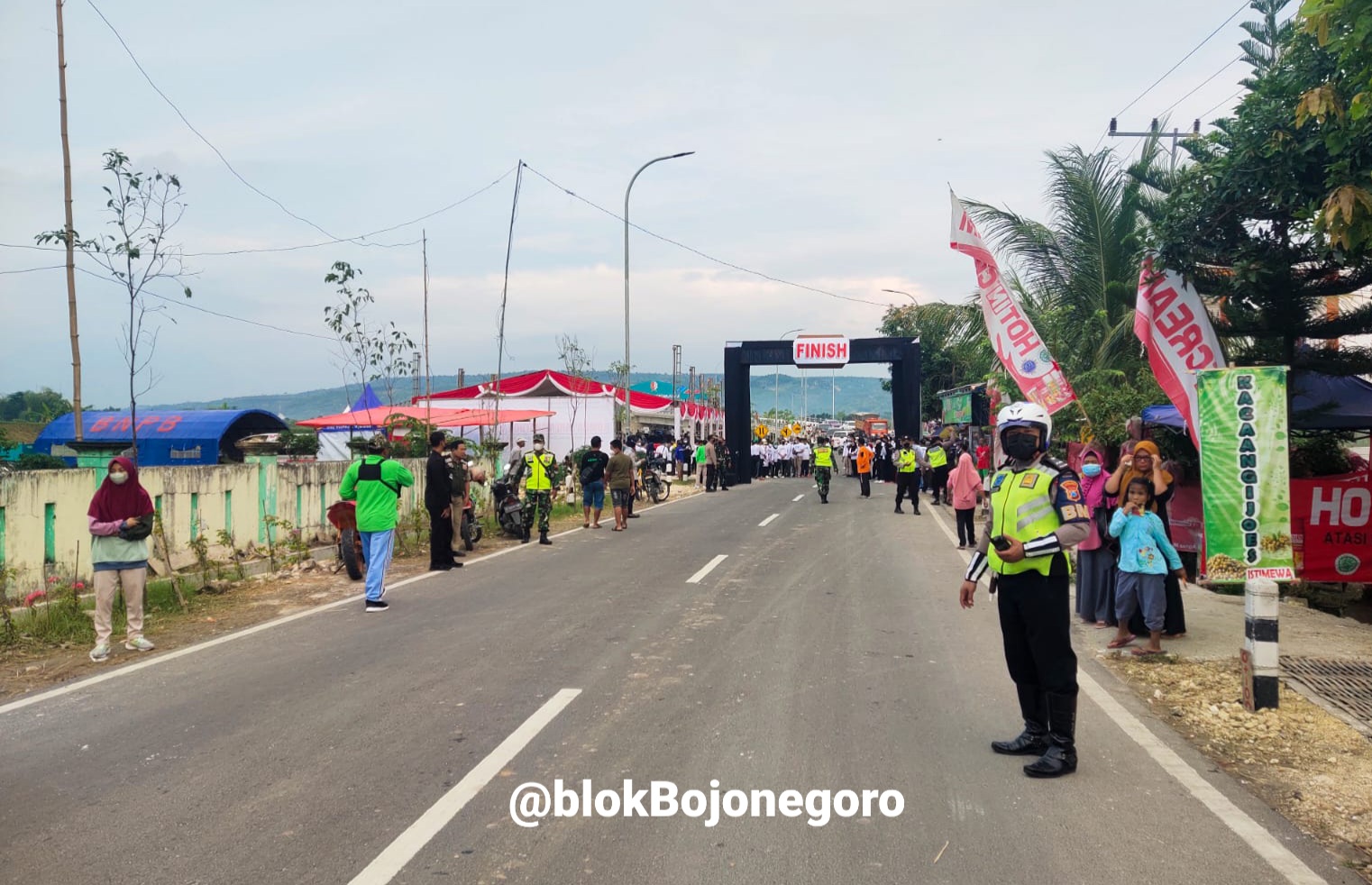 Satlantas Polres Bojonegoro Lakukan Pengamanan di Beberapa Titik