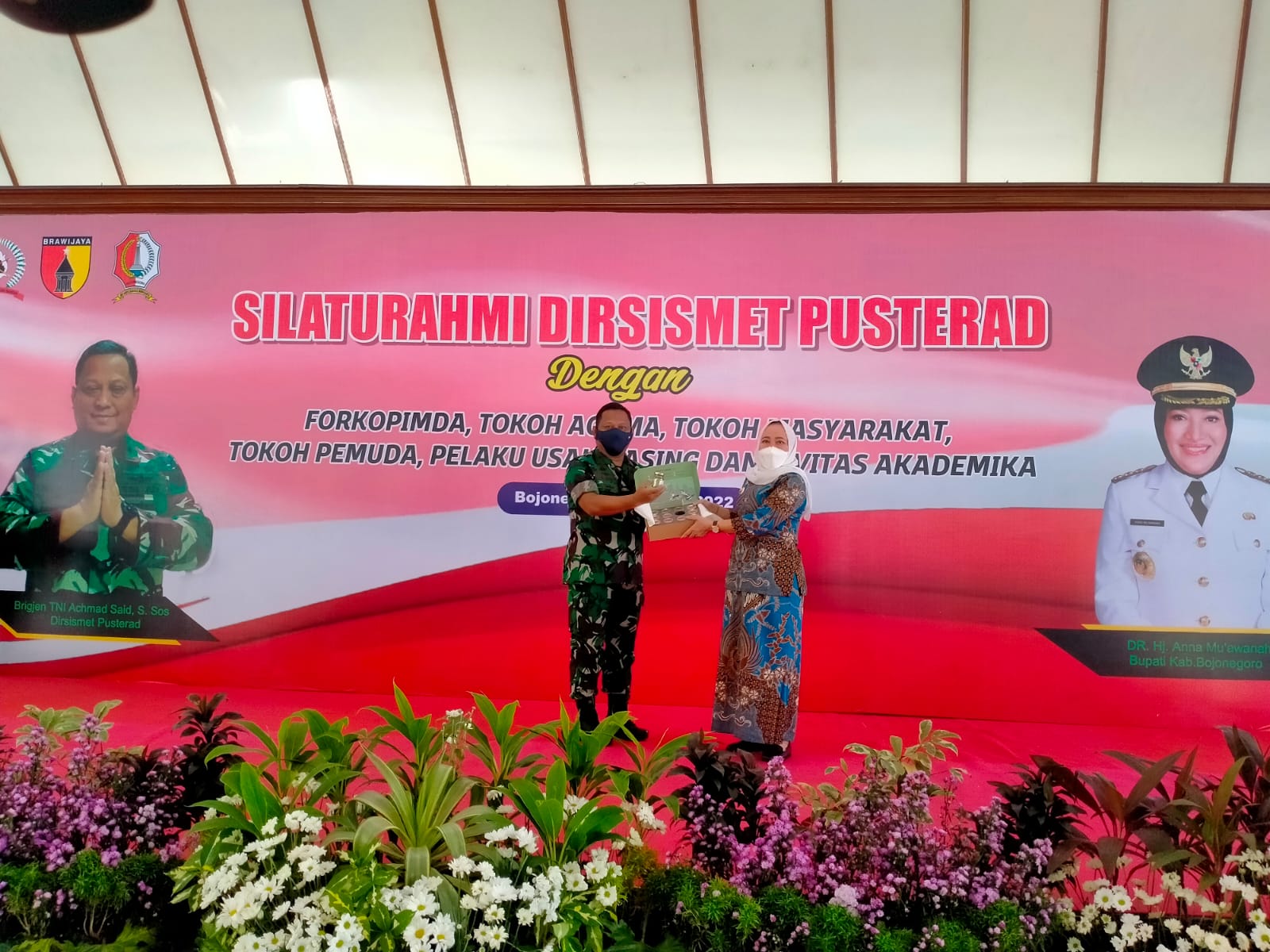 Bupati Anna dan Forkopimda Sambut Kedatangan Dirsismet Pusterad