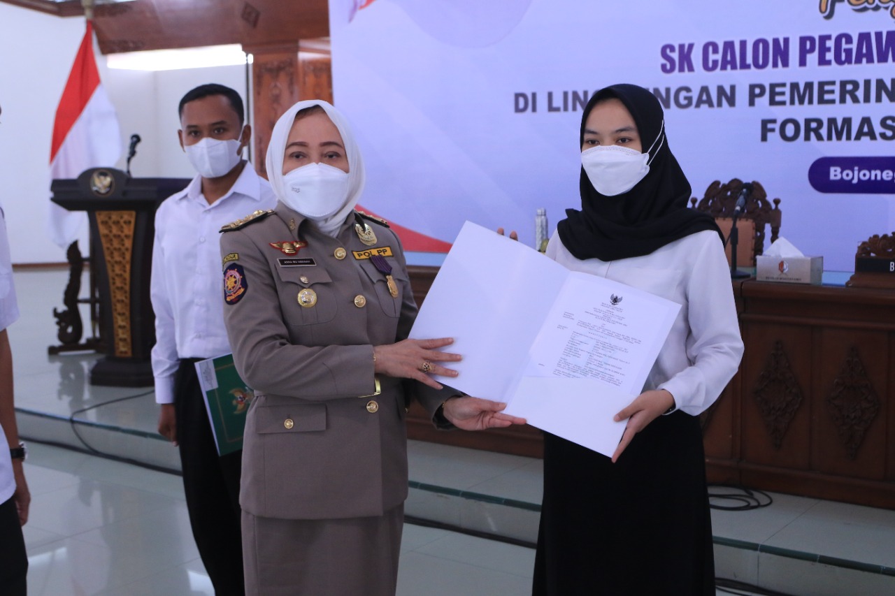 328 CPNS Pemkab Bojonegoro Terima SK Bupati