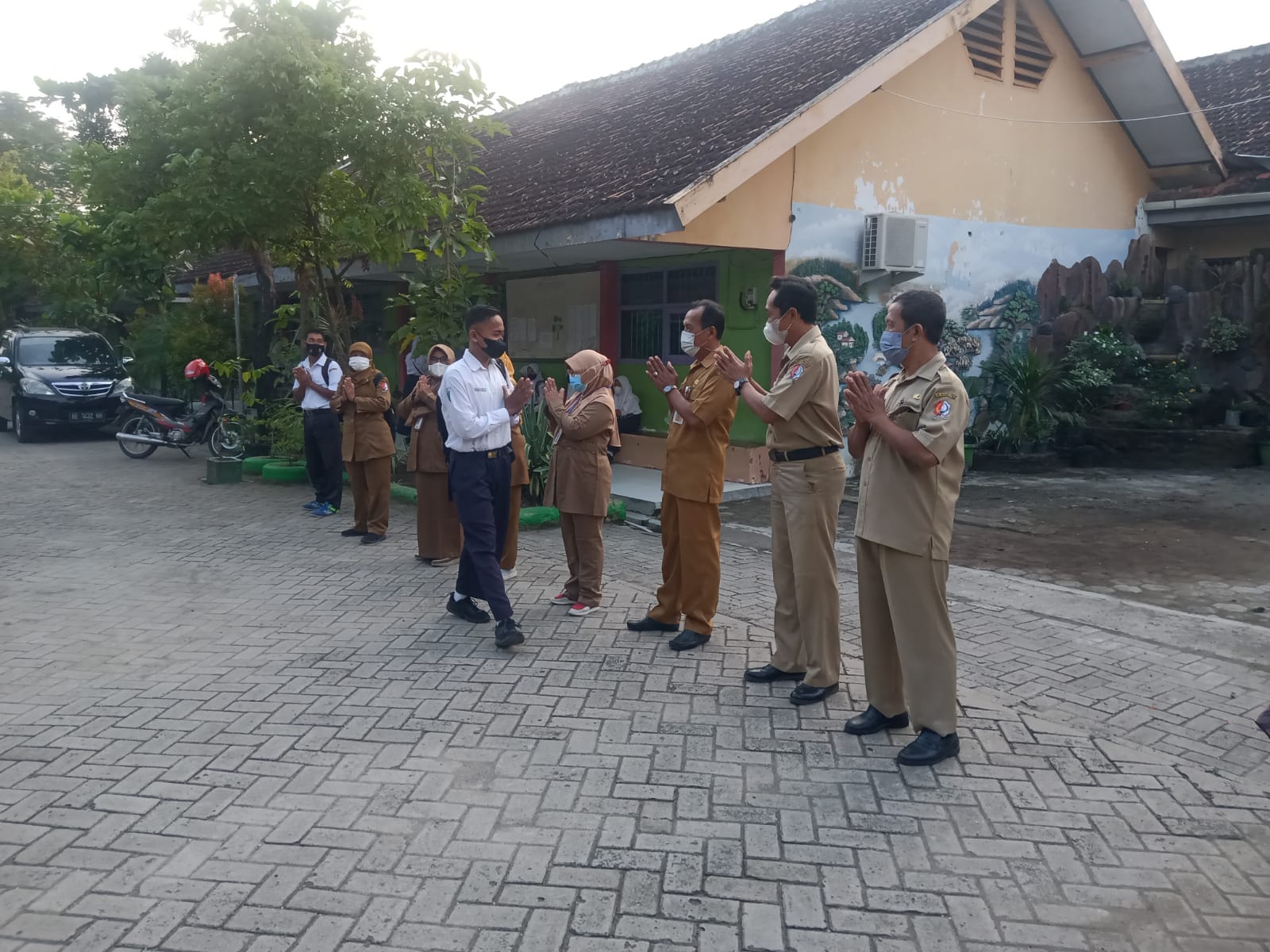SMPN 2 Padangan Tetap Taat Prokes Hadapi Ujian Sekolah