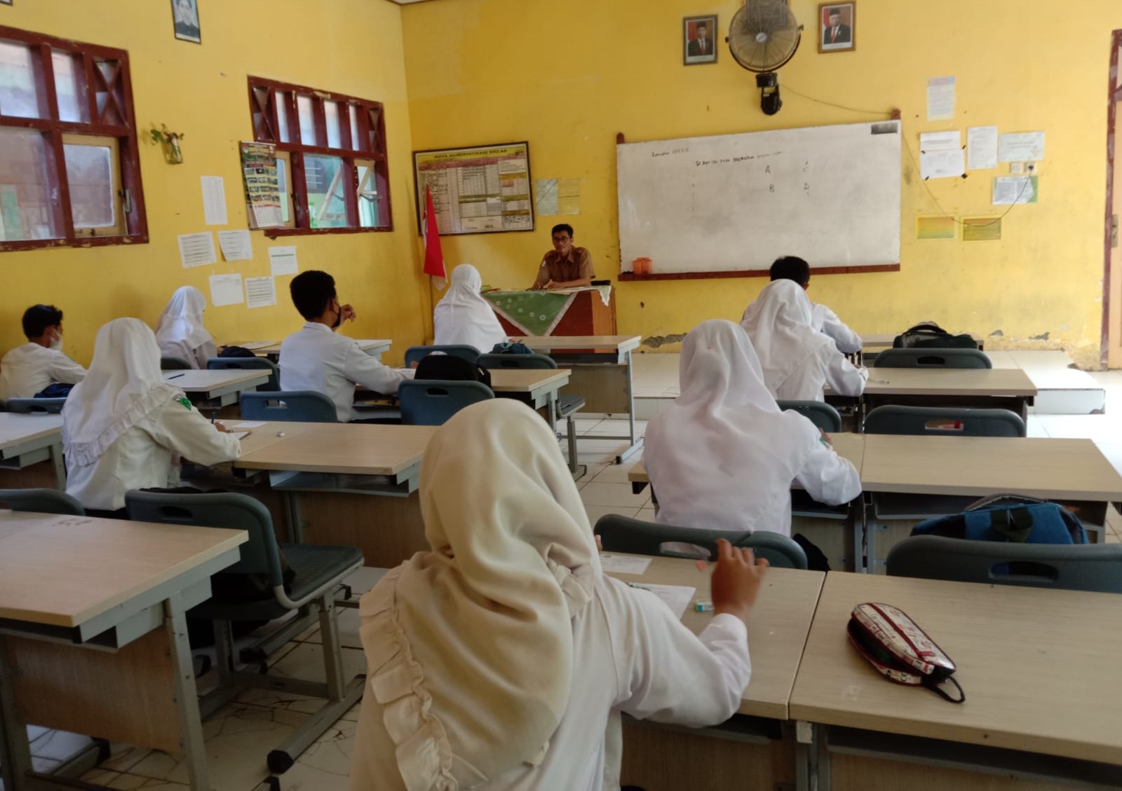 192 Siswa SMP Negeri Kapas Ikuti Ujian Sekolah