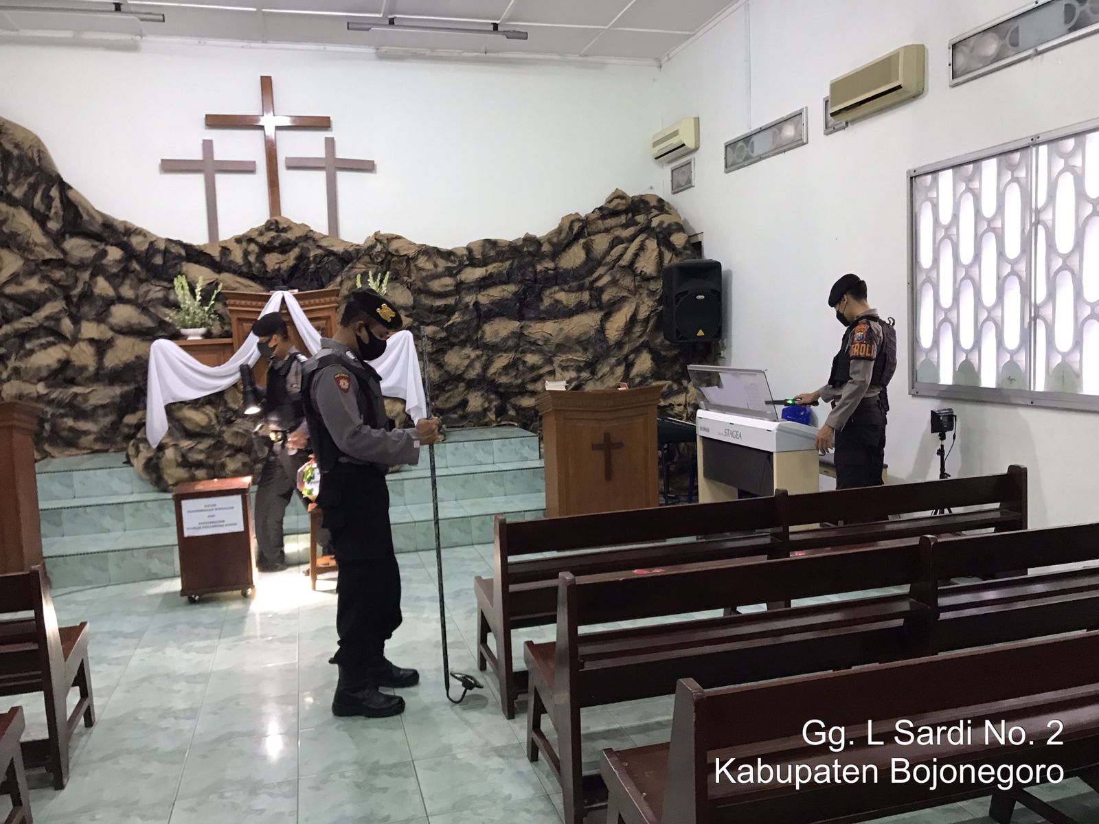 Ibadah Jumat Agung, Tiga Gereja Disterilkan
