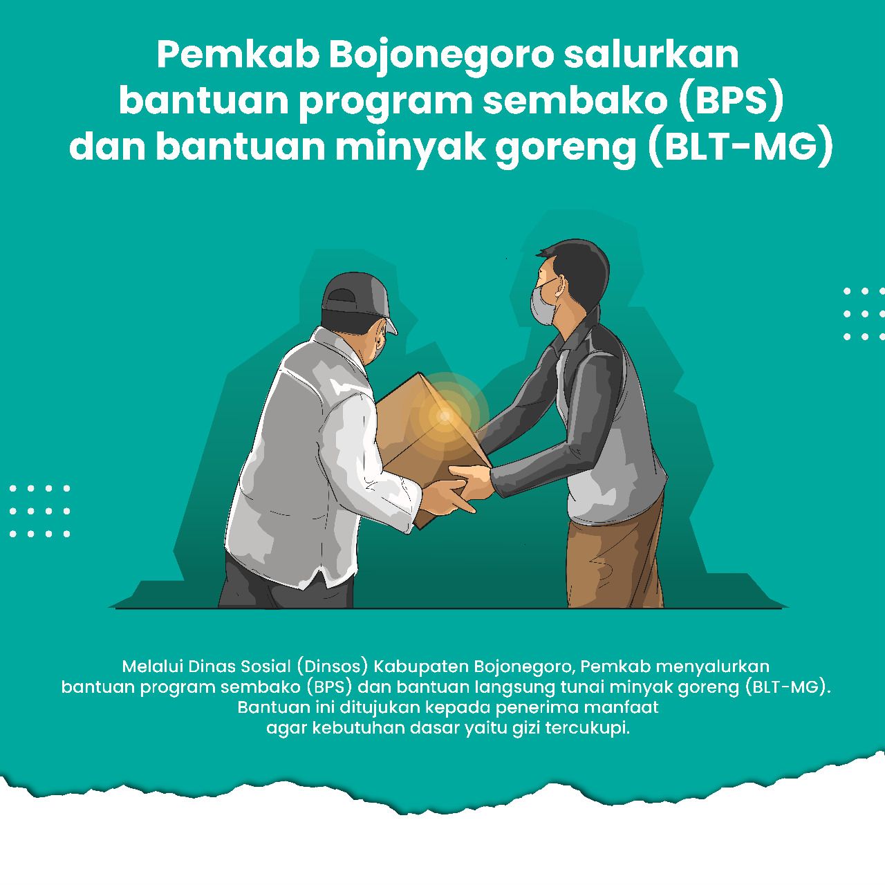 Bantuan Sembako dan Migor Sasar 111.643 KPM di Bojonegoro