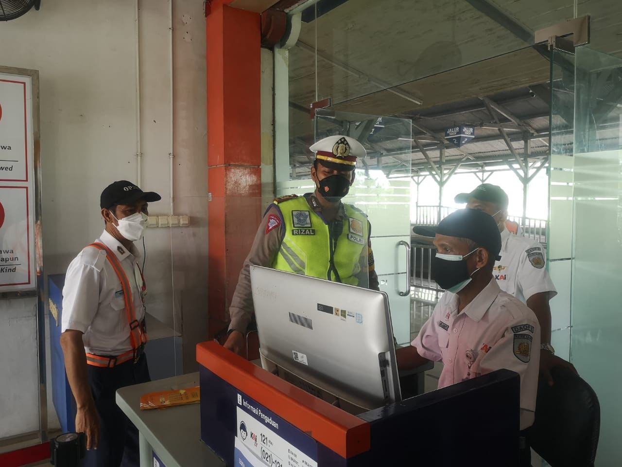 Satlantas Polres Bojonegoro Periksa Kesiapan di Terminal dan Stasiun