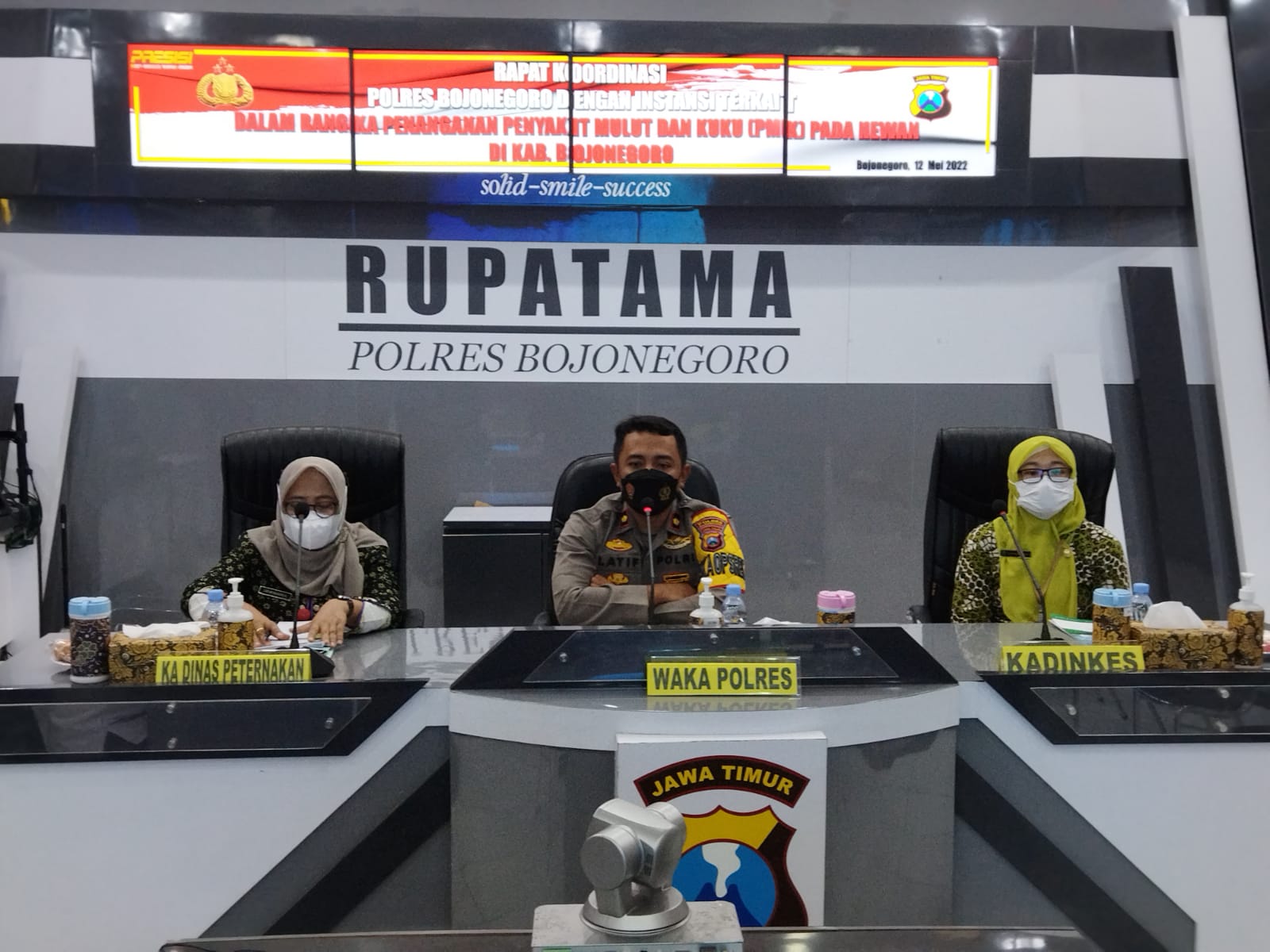 Polres Bojonegoro Gelar Rakor, Pembelian Hewan dari Luar Daerah Akan Dibatasi
