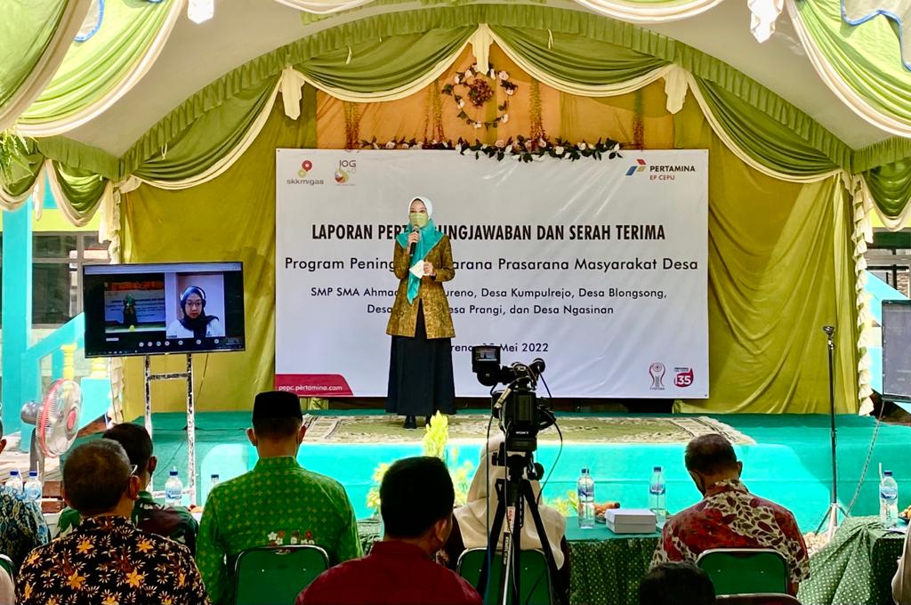 Pemkab Bojonegoro, SKK Migas – PEPC Serahterimakan Program Peningkatan Sarana Prasarana Masyarakat Desa