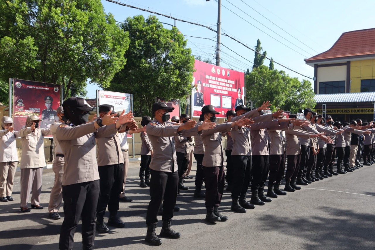 Pasca Operasi Ketupat, Psikologis Personel Polres Bojonegoro Dipulihkan