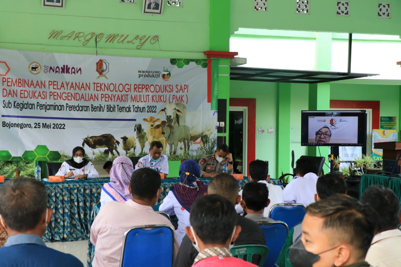 Hadir Secara Virtual, Bupati Minta Sapi PMK Tidak Dijual