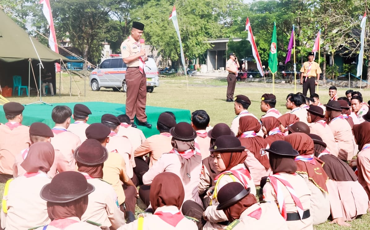 Wujudkan Generasi Muda Berkarakter Tangguh, Kodim Bojonegoro Gelar Persami