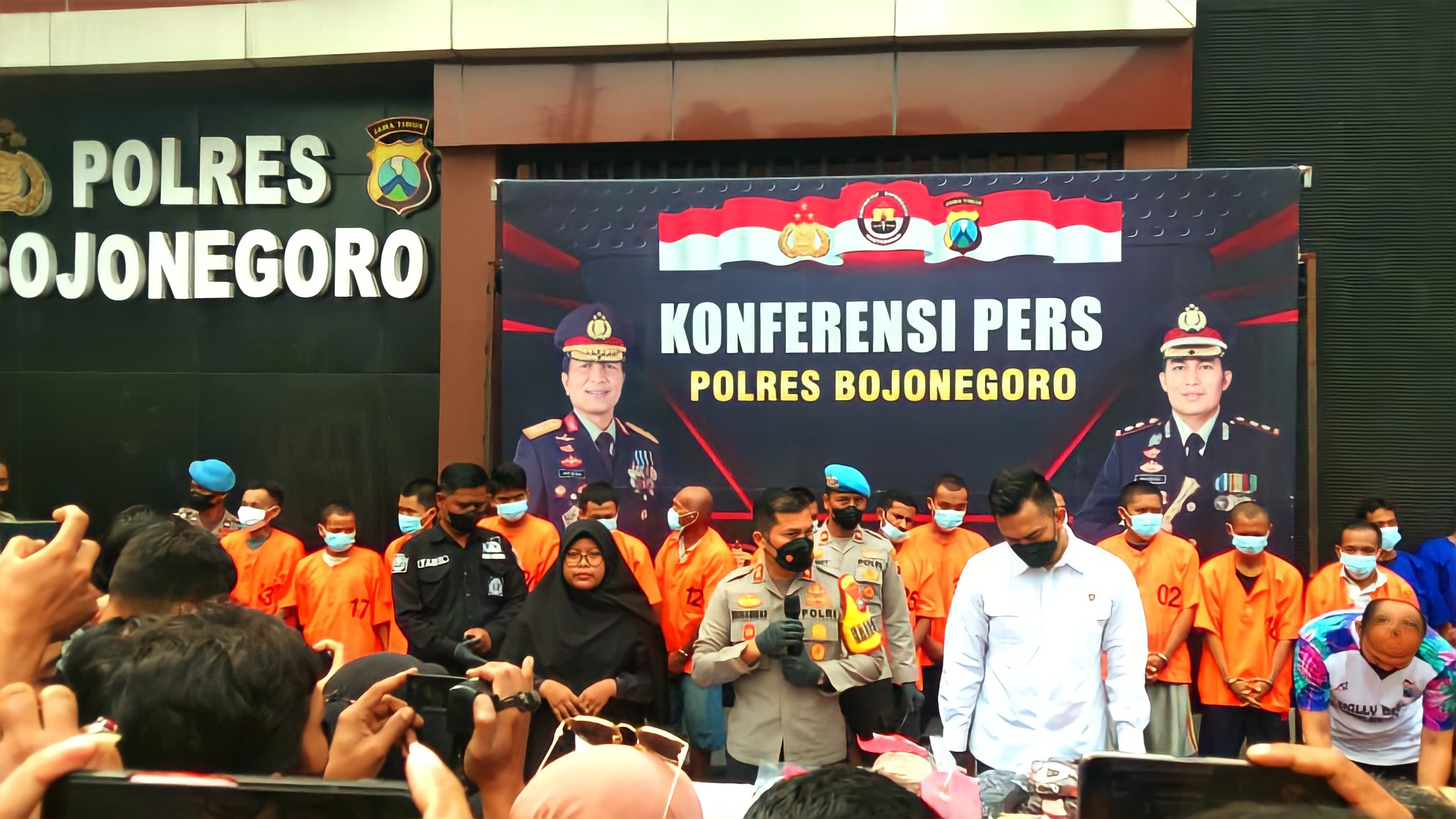 Operasi Pekat, Polres Bojonegoro Amankan 146 Pelanggar
