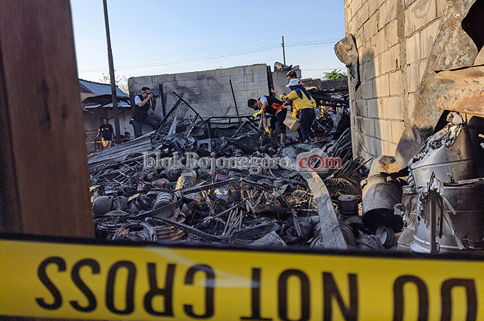 Kebakaran Pasar Bungkal, Kerugian Ditaksir Rp345 Juta