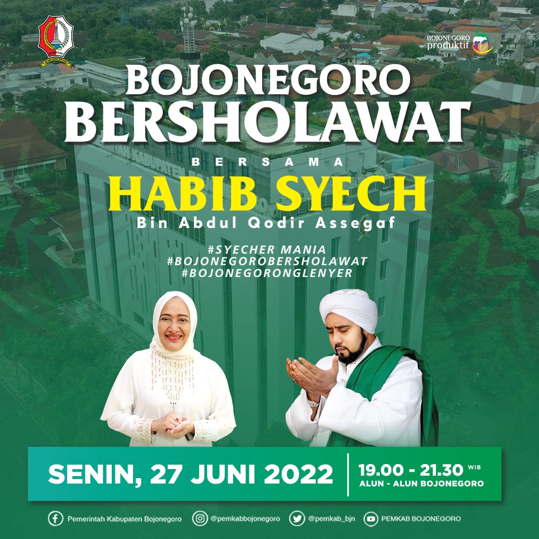 Pemkab Bojonegoro Akan Gelar Shalawat Bareng Habib Syeikh