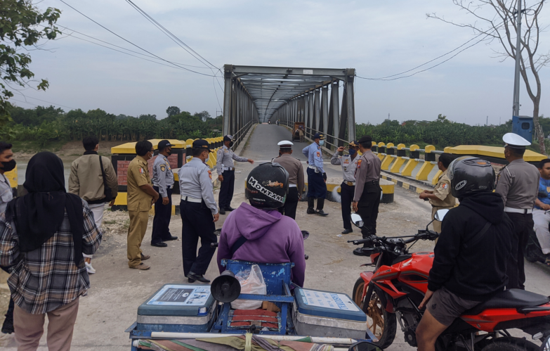 Jembatan Glendeng Kembali dibuka untuk Roda Dua