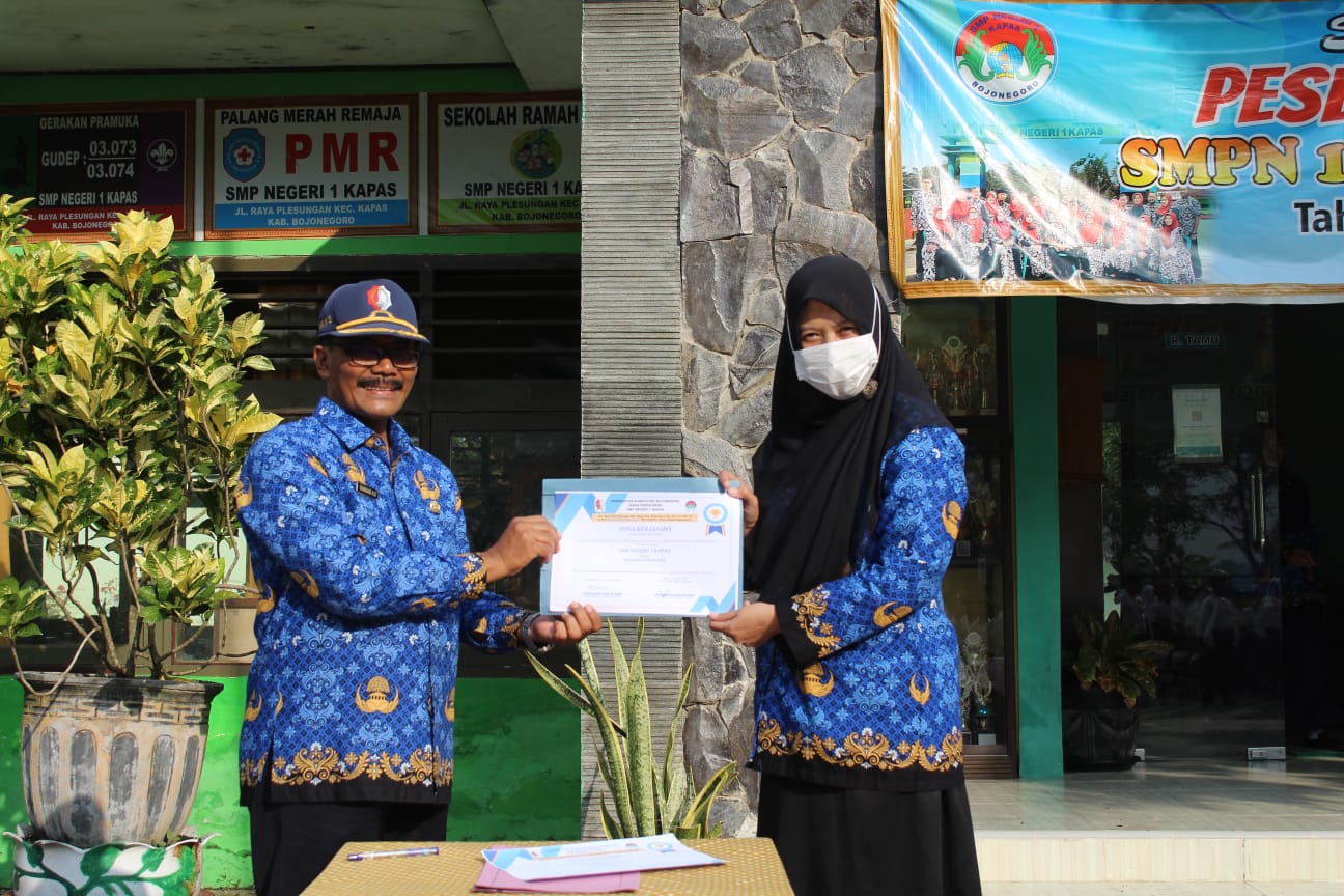 Bentuk Karakter Pelajar, SMP Negeri 1 Kapas MoU Dengan Forkopimca