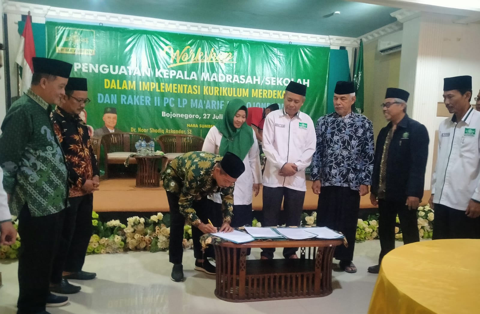 Pc Lp Maarif Nu Bojonegoro Selenggarakan Workshop Penguatan Kepala