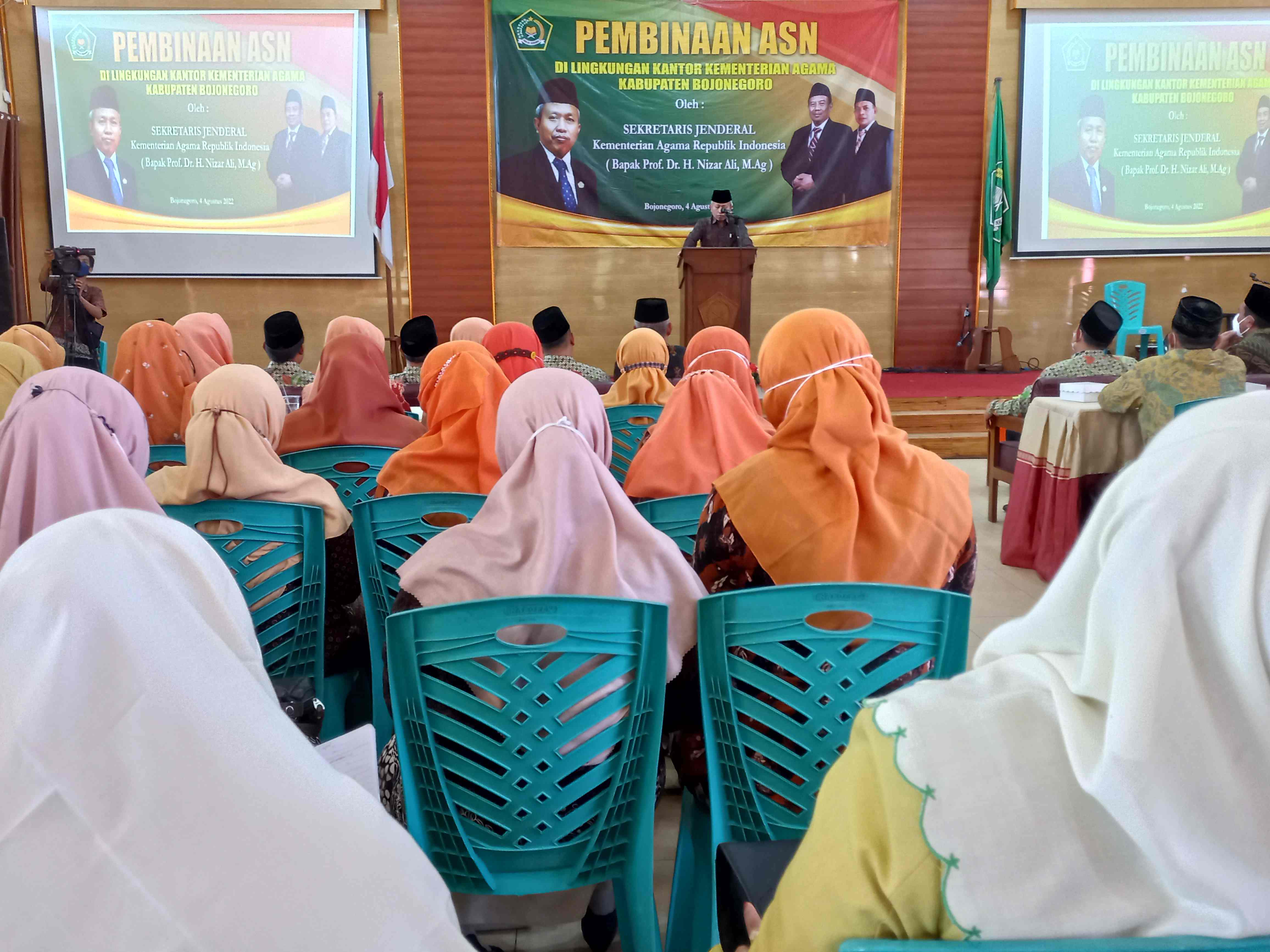 Kunjungan di Bojonegoro, Sekjen Kemenag RI Beri Materi Pembinaan ASN