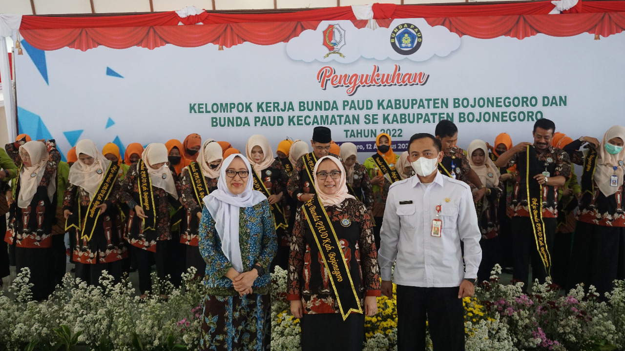 Kelompok Kerja Bunda PAUD Dikukuhkan Bupati Bojonegoro