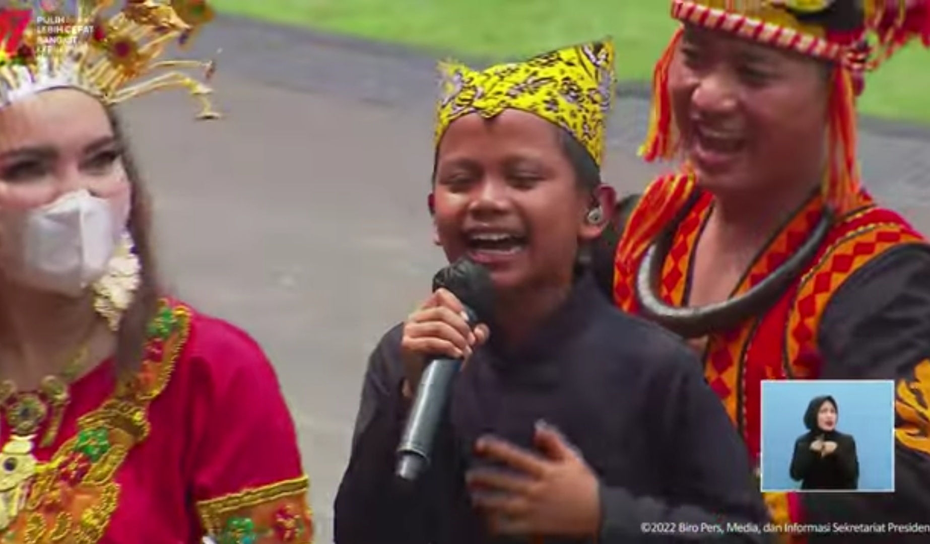 Farel Prayoga Goyangkan Istana Merdeka Dalam Perayaan HUT ke-77 RI